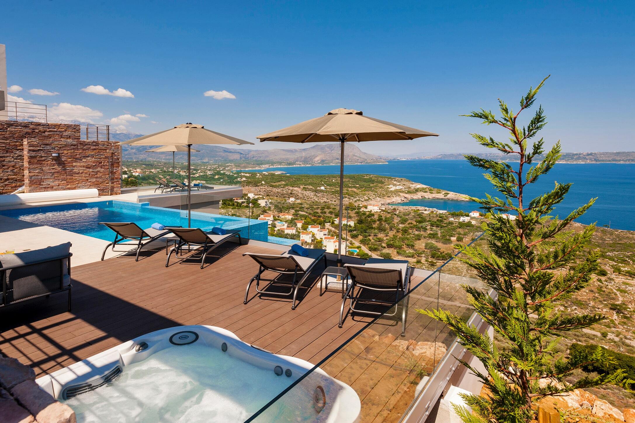 hot tub with a view