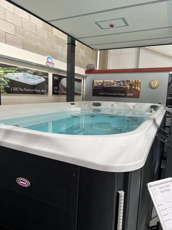 Swim Spa with covana