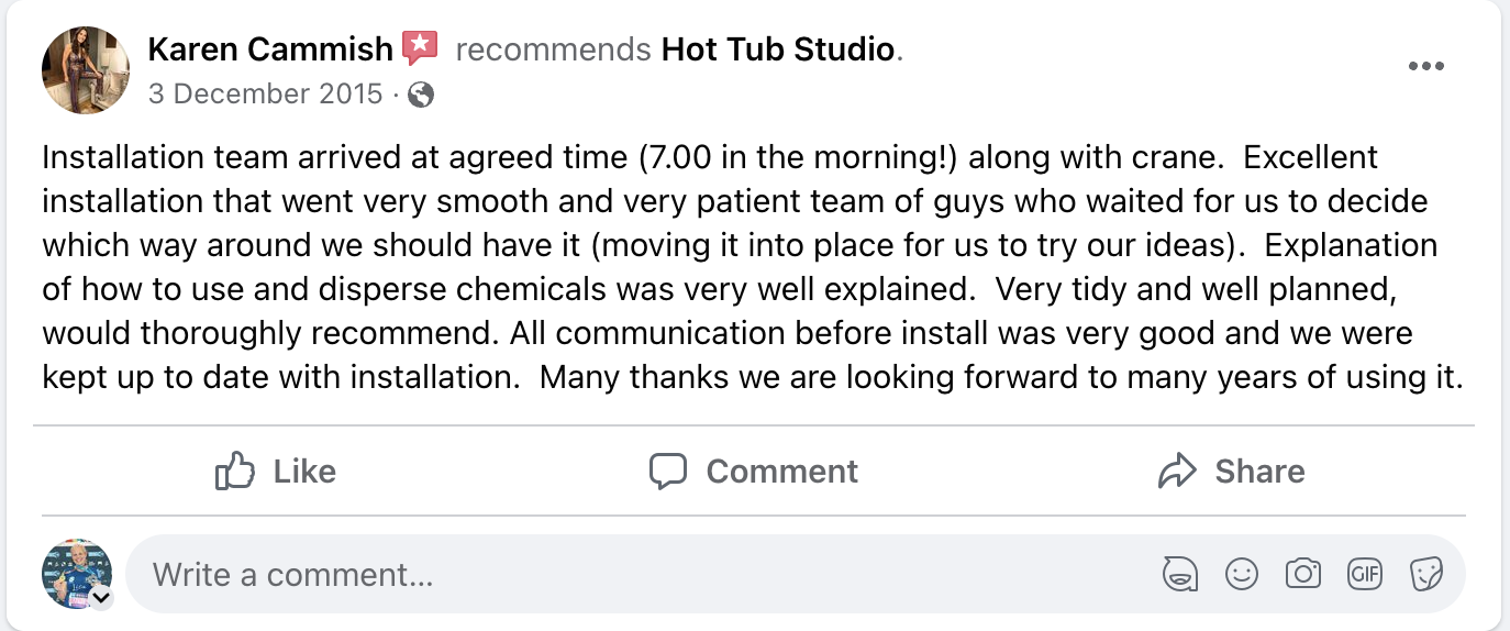 Hot tub review