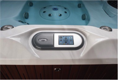 Jacuzzi J-400 touchpad top view