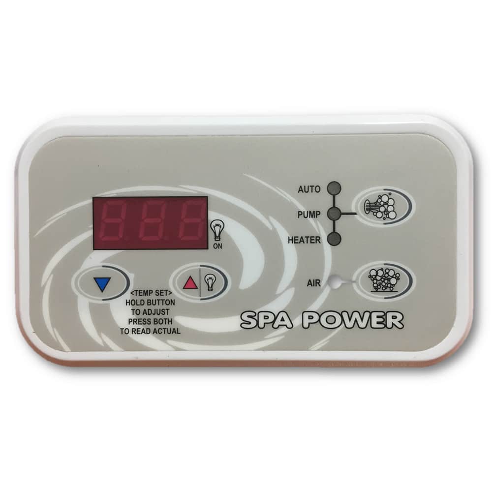 Spa-Tech 2 Pump Spa Touchpad and Overlay 
